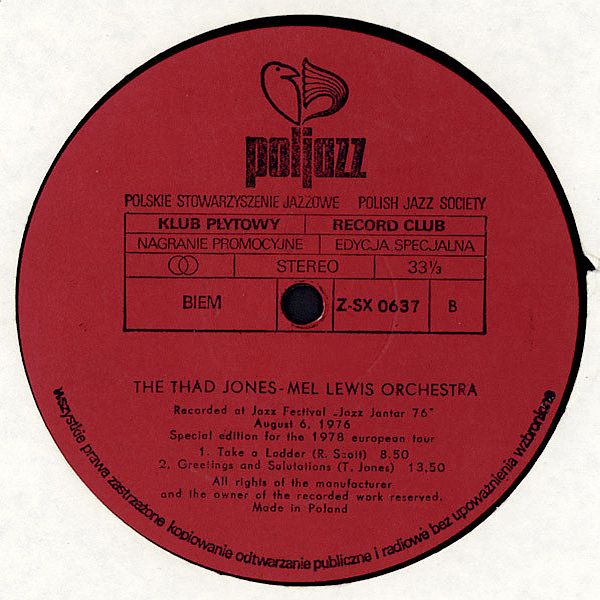 https://www.discogs.com/release/2190393-Thad-Jones-Mel-Lewis-Orchestra-Live-At-Jazz-Jantar