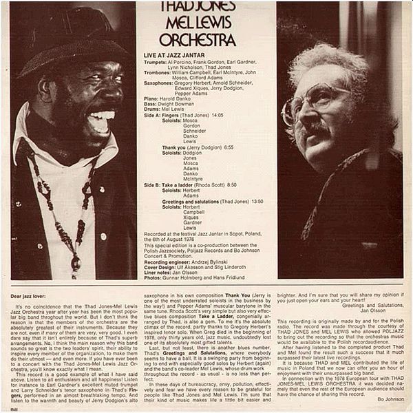 https://www.discogs.com/release/2190393-Thad-Jones-Mel-Lewis-Orchestra-Live-At-Jazz-Jantar