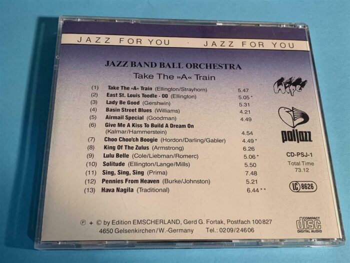 https://www.discogs.com/release/1805692-Jazz-Band-Ball-Orchestra-Take-The-A-Train