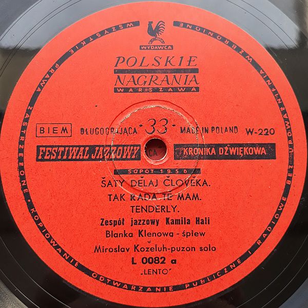 https://www.discogs.com/release/6328888-Zesp%C3%B3%C5%82-Jazzowy-Kamila-Hali-Zesp%C3%B3%C5%82-Jazzowy-Andrzeja-Kurylewicza-Festiwal-Jazzowy-Sopot-1956-Kroni