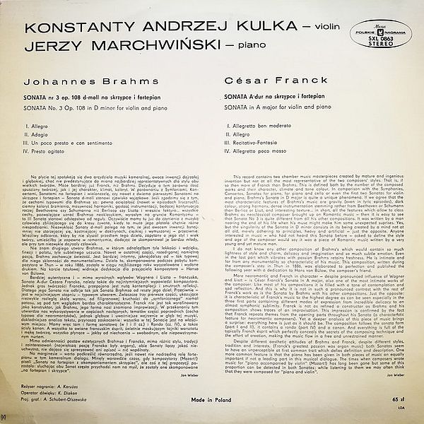 https://www.discogs.com/release/16106653-Konstanty-Andrzej-Kulka-Jerzy-Marchwi%C5%84ski-Johannes-Brahms-C%C3%A9sar-Franck-Johannes-BrahmsSonata-No-3-