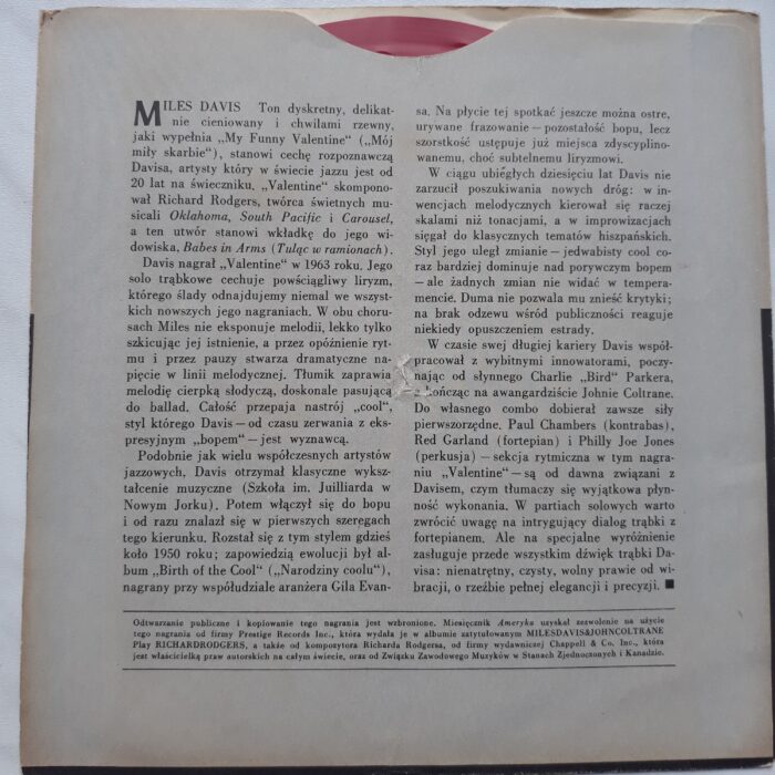 https://www.discogs.com/release/3612324-Miles-Davis-My-Funny-Valentine