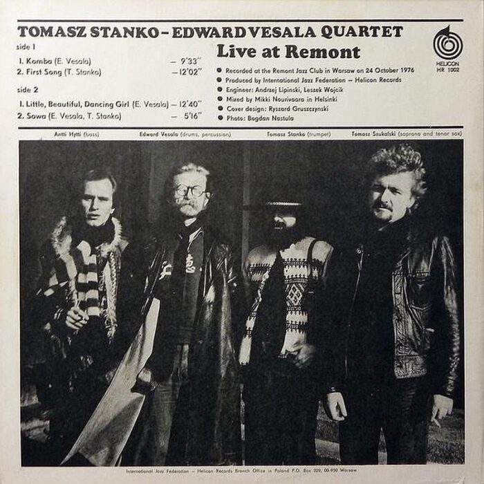 https://www.discogs.com/release/491854-Tomasz-Stanko-Edward-Vesala-Quartet-Live-At-Remont