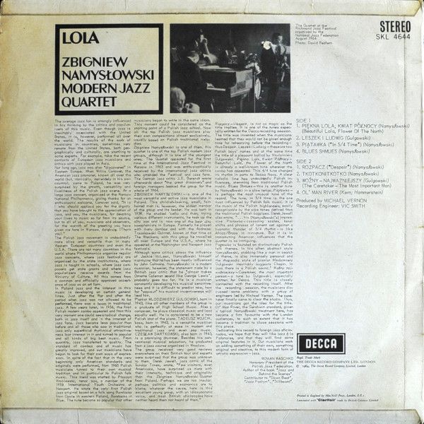 https://www.discogs.com/release/2591584-Zbigniew-Namys%C5%82owski-Modern-Jazz-Quartet-Lola/image/SW1hZ2U6MTk3MDY0NDY=