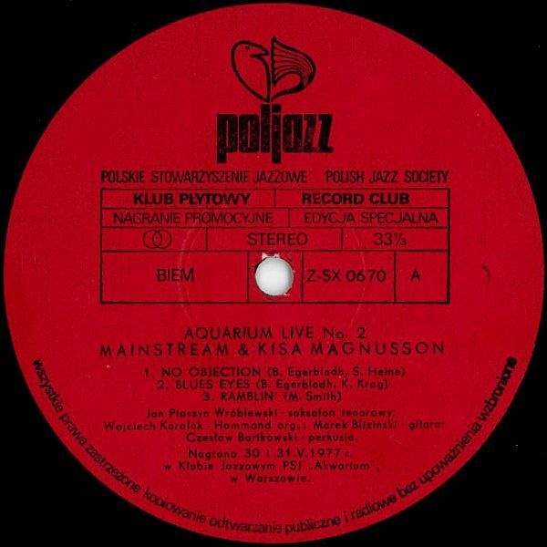 https://www.discogs.com/release/3813328-Mainstream-11-Kisa-Magnusson-Aquarium-Live-No-2