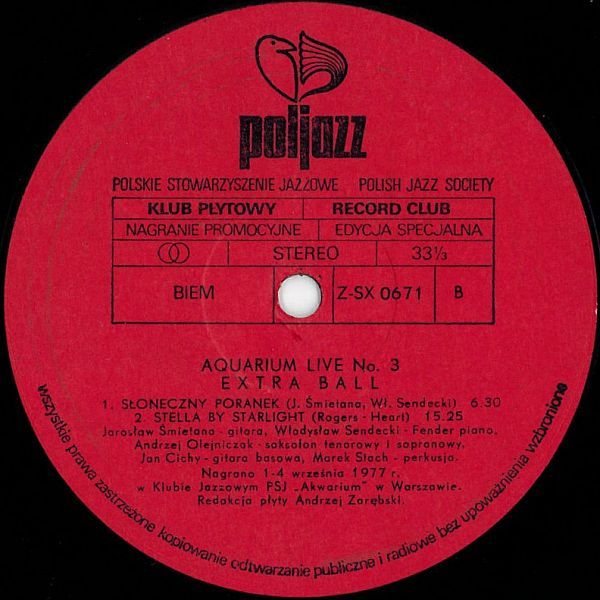 https://www.discogs.com/release/4972710-Extra-Ball-Aquarium-Live-No-3