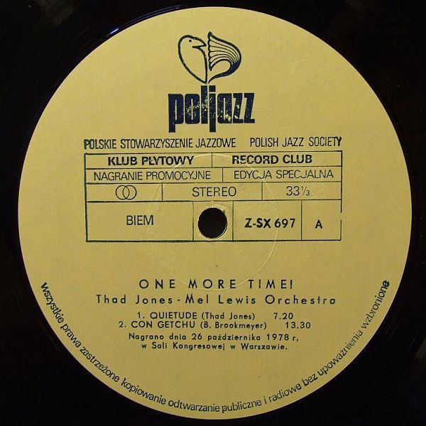 https://www.discogs.com/release/2253122-Thad-Jones-Mel-Lewis-Orchestra-One-More-Time