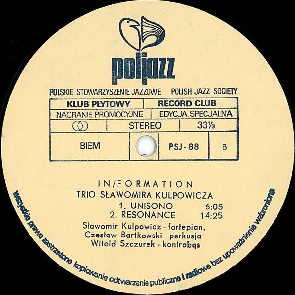 https://www.discogs.com/release/2871031-S%C5%82awomir-Kulpowicz-InFormation
