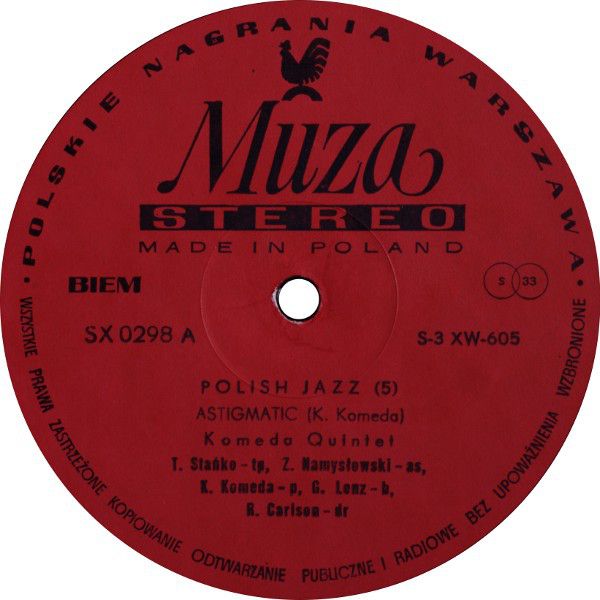 https://www.discogs.com/release/519597-Komeda-Quintet-Astigmatic
