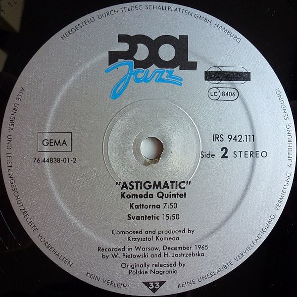 https://www.discogs.com/release/3564265-Komeda-Quintet-Astigmatic