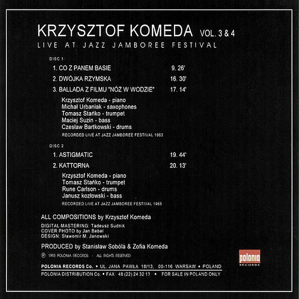 https://www.discogs.com/release/7676727-Krzysztof-Komeda-Live-At-Jazz-Jamboree-Festival