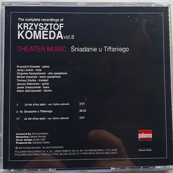 https://www.discogs.com/release/8825658-Krzysztof-Komeda-%C5%9Aniadanie-u-Tiffaniego