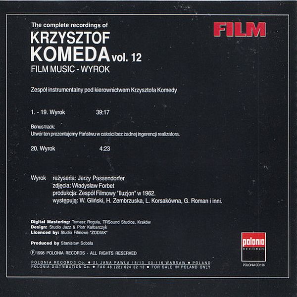 https://www.discogs.com/release/6710918-Krzysztof-Komeda-Film-Music-Wyrok