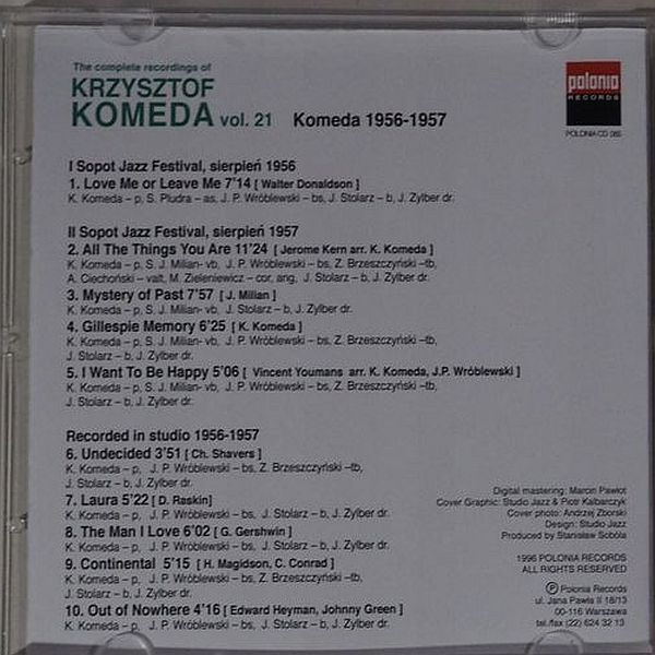 https://www.discogs.com/release/8826607-Krzysztof-Komeda-Sopot-Jazz-Festival-1956-1957