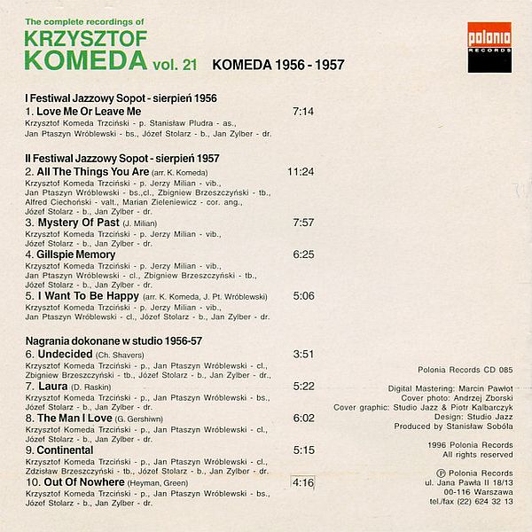 https://www.discogs.com/release/8826607-Krzysztof-Komeda-Sopot-Jazz-Festival-1956-1957