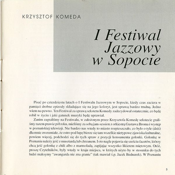 https://www.discogs.com/release/8826607-Krzysztof-Komeda-Sopot-Jazz-Festival-1956-1957