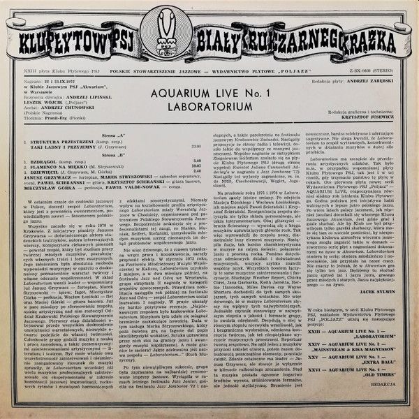 https://www.discogs.com/release/3744490-Laboratorium-Aquarium-Live-No-1