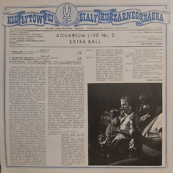 https://www.discogs.com/release/4972710-Extra-Ball-Aquarium-Live-No-3