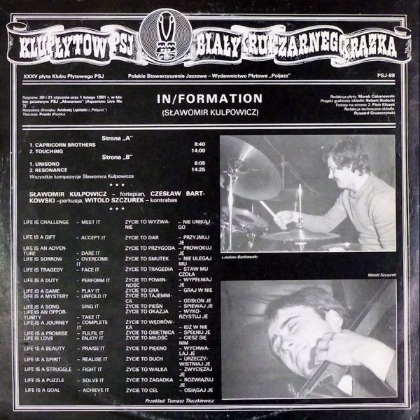 https://www.discogs.com/release/2871031-S%C5%82awomir-Kulpowicz-InFormation