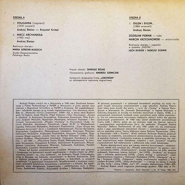 https://www.discogs.com/release/2265782-Andrzej-Bie%C5%BCan-Miecz-Archanio%C5%82a
