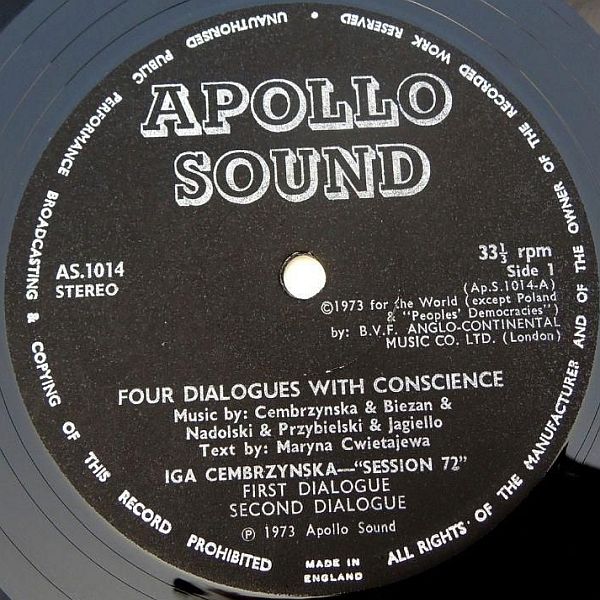 https://www.discogs.com/release/4022546-Iga-Cembrzynska-Session-72-Four-Dialogues-With-Conscience