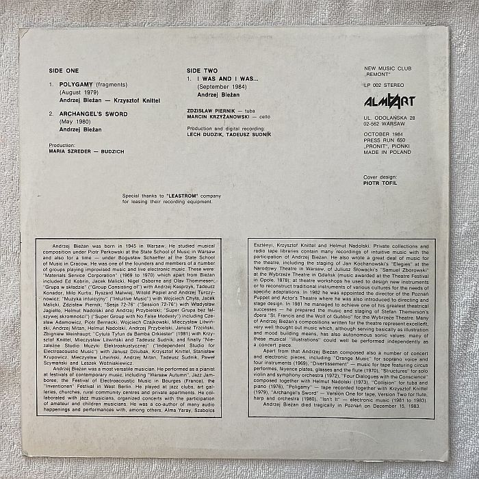 https://www.discogs.com/release/11372512-Andrzej-Bie%C5%BCan-Miecz-Archanio%C5%82a