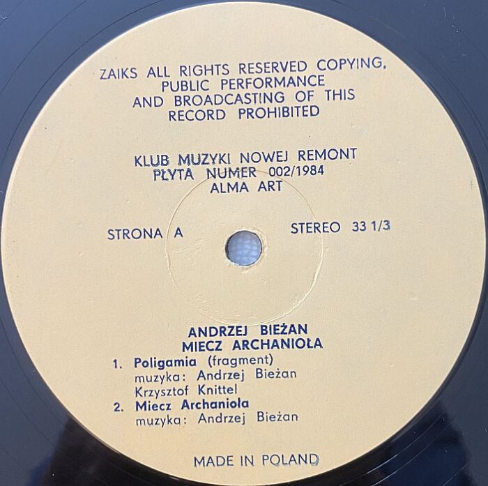 https://www.discogs.com/release/11372512-Andrzej-Bie%C5%BCan-Miecz-Archanio%C5%82a
