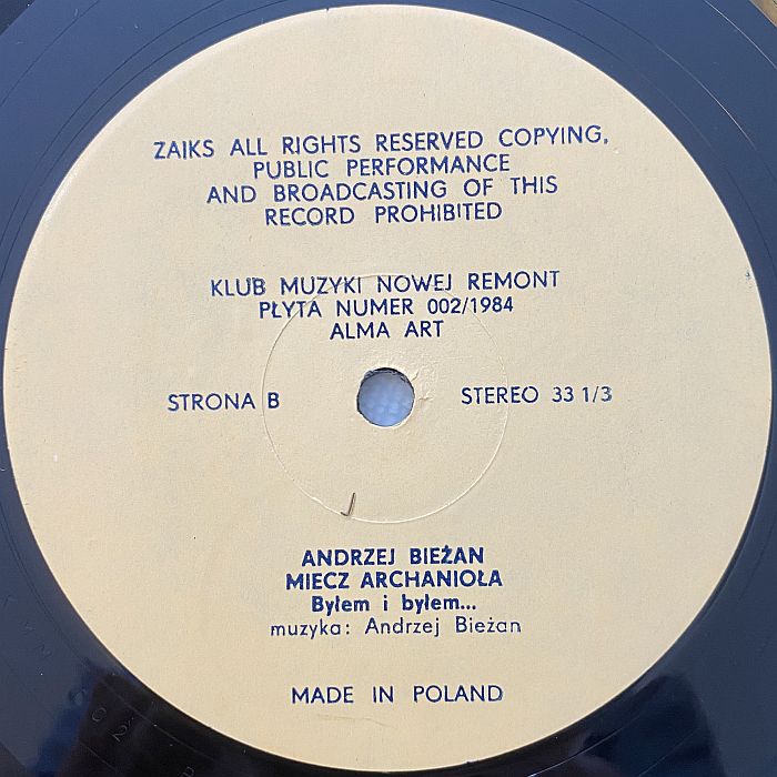 https://www.discogs.com/release/11372512-Andrzej-Bie%C5%BCan-Miecz-Archanio%C5%82a