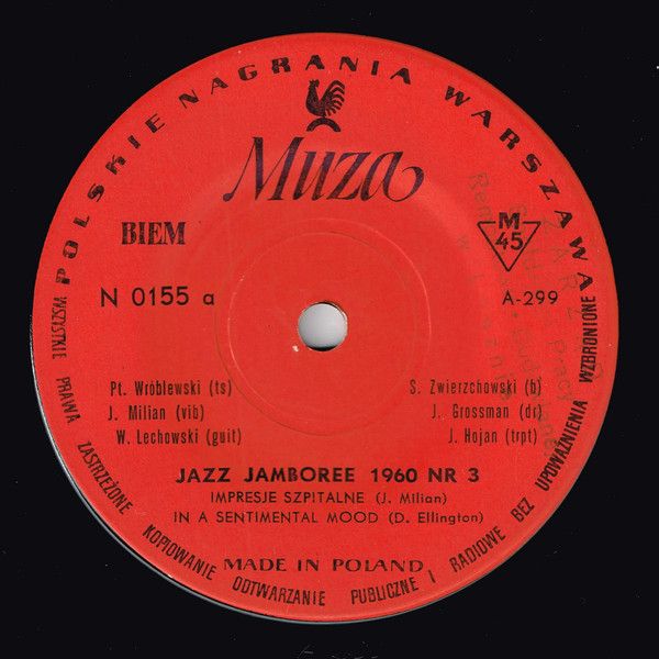 https://www.discogs.com/release/14169587-Kwintet-Ptaszyna-Wr%C3%B3blewskiego-Jazz-Jamboree-1960-Nr-3