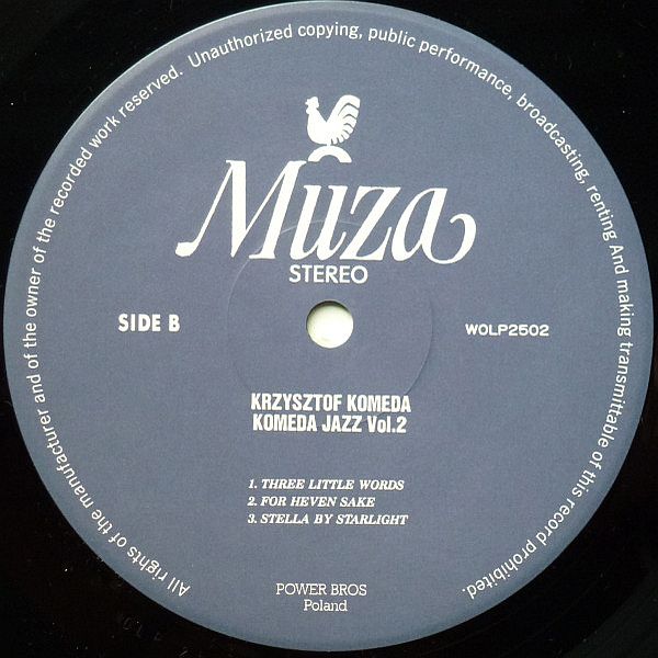 https://www.discogs.com/release/10166913-Krzysztof-Komeda-Komeda-Jazz-Vol-2