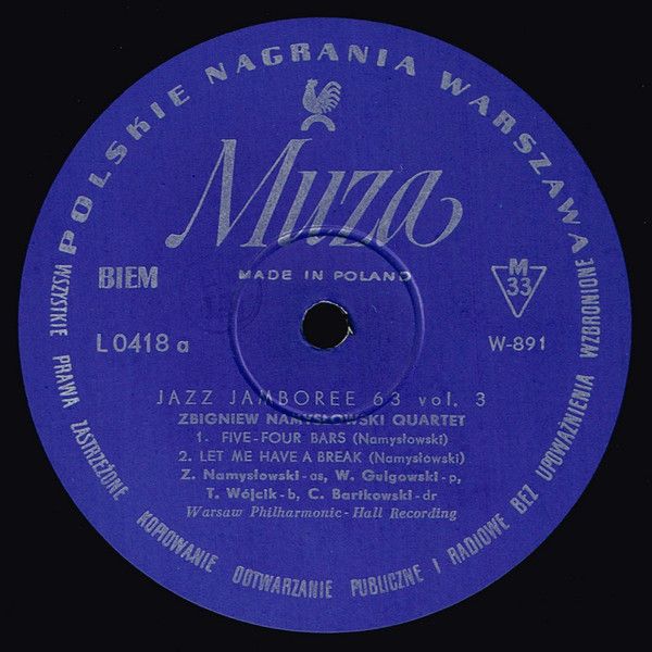https://www.discogs.com/release/11194331-Zbigniew-Namys%C5%82owski-Quartet-Jazz-Jamboree-63-Vol-3
