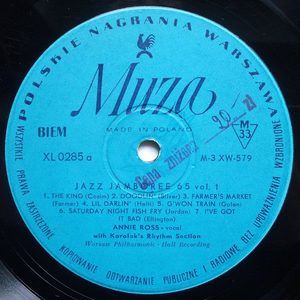 https://www.discogs.com/release/5281977-Annie-Ross-Karolaks-Rhythm-Section-Joachim-K%C3%BChn-Trio-Jazz-Jamboree-65-Vol-1