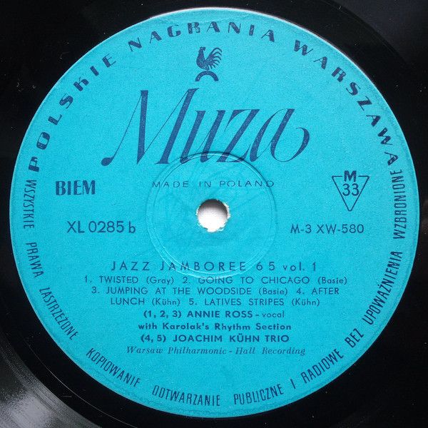 https://www.discogs.com/release/5281977-Annie-Ross-Karolaks-Rhythm-Section-Joachim-K%C3%BChn-Trio-Jazz-Jamboree-65-Vol-1