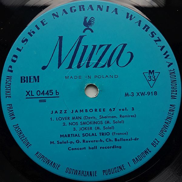 https://www.discogs.com/release/3259825-Martial-Solal-Trio-Jazz-Jamboree-67-Vol-3