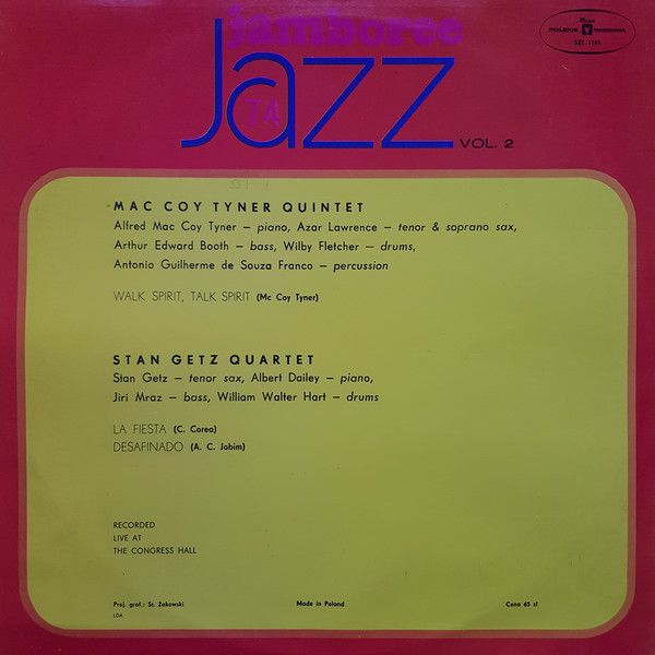 https://www.discogs.com/release/3552332-Mac-Coy-Tyner-Quintet-Stan-Getz-Quartet-Jazz-Jamboree-74-Vol-2