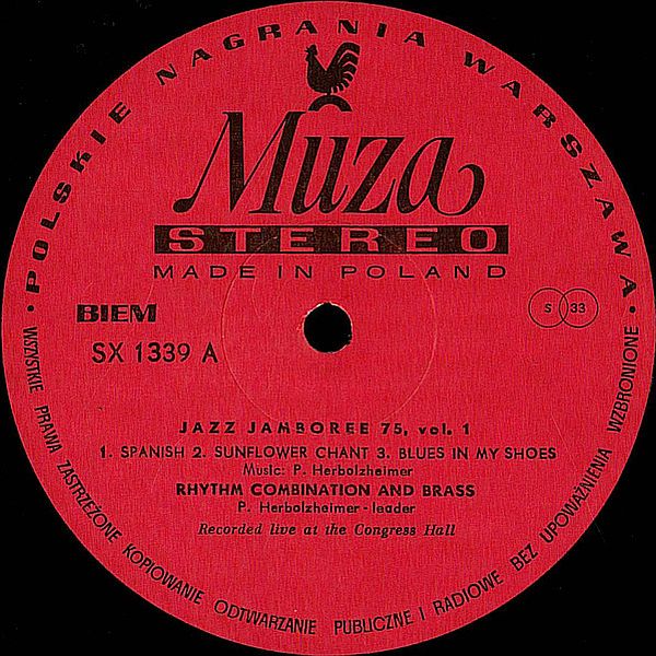 https://www.discogs.com/release/1257726-Rhythm-Combination-And-Brass-Gustaw-Brom-Big-Band-Jazz-Jamboree-75-Vol-1