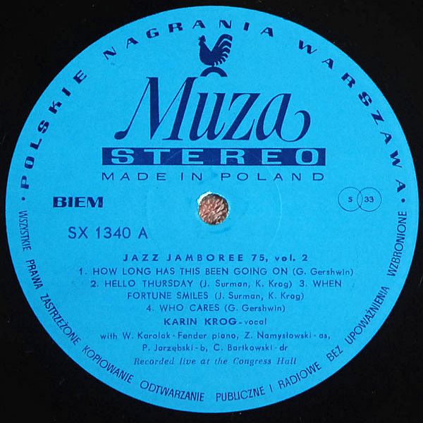 https://www.discogs.com/release/1257727-Karin-Krog-Zbigniew-Namys%C5%82owski-Quintet-Jazz-Jamboree-75-Vol-2