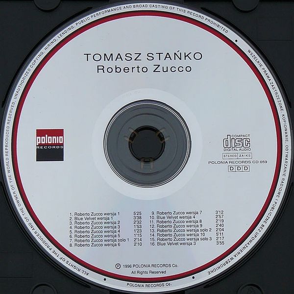 https://www.discogs.com/release/2318138-Tomasz-Sta%C5%84ko-Roberto-Zucco