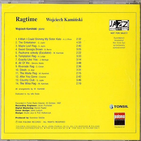 https://www.discogs.com/release/5813023-Wojciech-Kami%C5%84ski-Ragtime