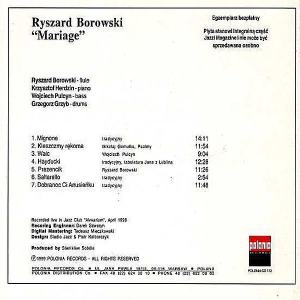 https://www.discogs.com/release/5278469-Ryszard-Borowski-Mariage