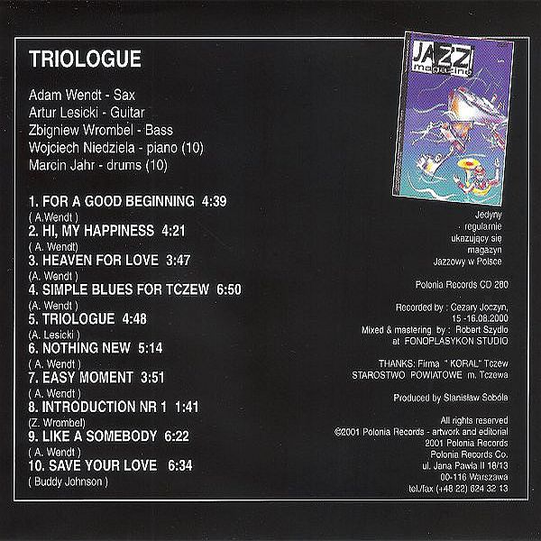https://www.discogs.com/release/7087829-Adam-Wendt-Triologue