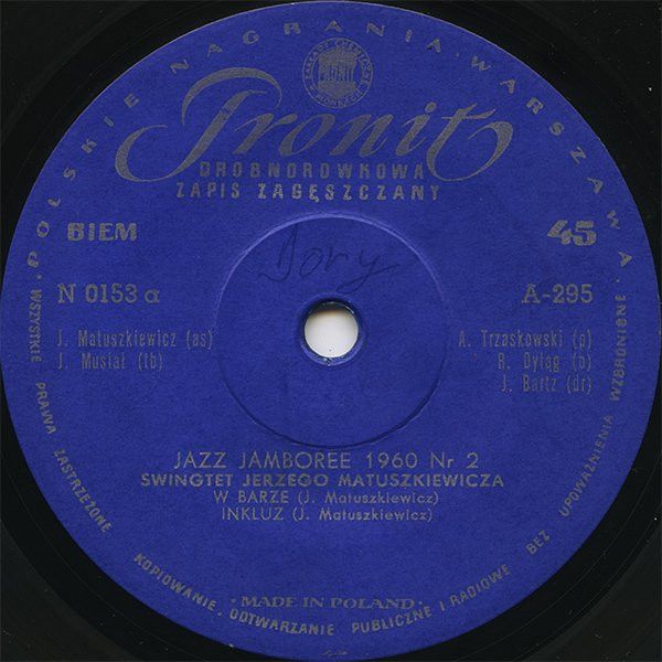 https://www.discogs.com/release/5873205-Swingtet-Jerzego-Matuszkiewicza-Jazz-Jamboree-1960-Nr2-