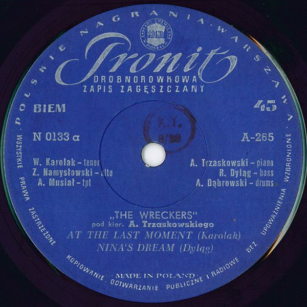 https://www.discogs.com/release/6556357-The-Wreckers-3-Pod-Kier-A-Trzaskowskiego-Trio-Trzaskowskiego-At-The-Last-Moment