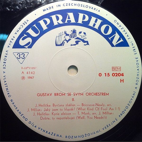 https://www.discogs.com/release/3893602-Gustav-Brom-Se-Sv%C3%BDm-Orchestrem-Gustav-Brom-Se-Sv%C3%BDm-Orchestrem-II