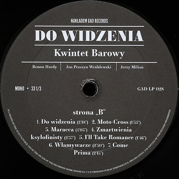 https://www.discogs.com/release/15491963-Kwintet-Barowy-Do-Widzenia-