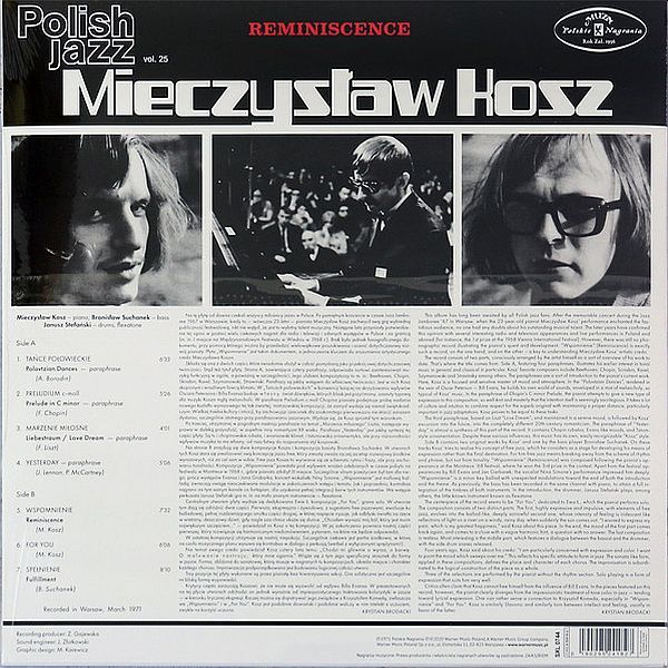 https://www.discogs.com/release/15380475-Mieczys%C5%82aw-Kosz-Reminiscence