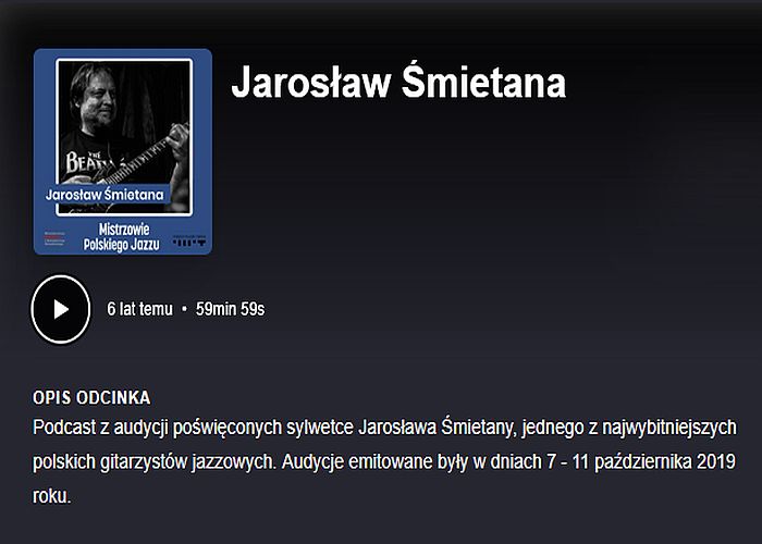 https://podkasty.radiojazz.fm/@mistrzowiepolskiegojazzu/episodes/jaroslaw-smietana/activity