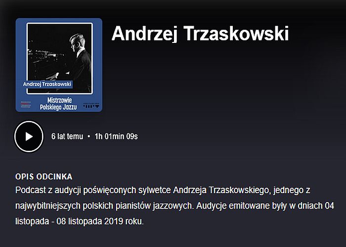 https://podkasty.radiojazz.fm/@mistrzowiepolskiegojazzu/episodes/andrzej-trzaskowski-1/activity
