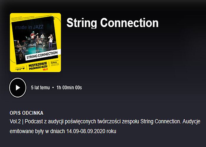 https://podkasty.radiojazz.fm/@mistrzowiepolskiegojazzu/episodes/string-connection/activity