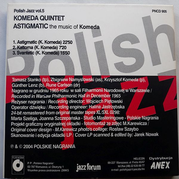 https://www.discogs.com/release/1607100-Komeda-Quintet-Astigmatic-The-Music-Of-Komeda